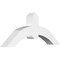 Ekena Millwork Archdale Architectural Grade PVC Gable Bracket, 36"W x 15"H x 4"D x 4"F, 10/12 Pitch GBP036X15X0404ARC00 - alternate 1